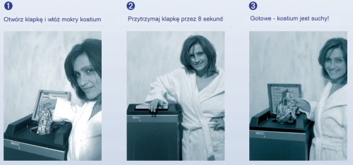 Suszarka Basenowa Do Strojów I Kostiumów Obudowa Stal Nierdzewna 4