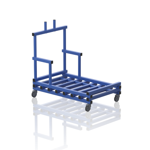 Wózek Platforma Basenowa Z Poręczą 6