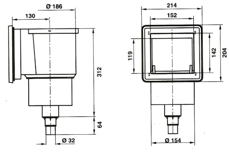 Mini Skimmer Z Dyszą 2