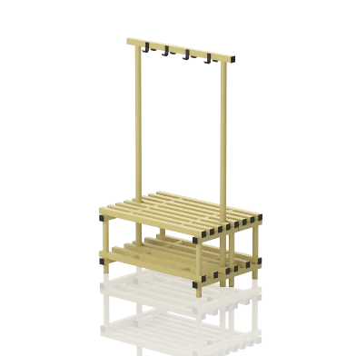 Ławka Basenowa Z Półką I Wieszakiem Jednostronne Dwustronne 21