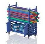 Wózek Basenowy Na Makarony Z Półką Zamykaną 9