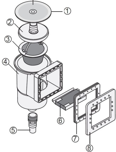 Części Zamienne Mini Skimmer - Model 2 2