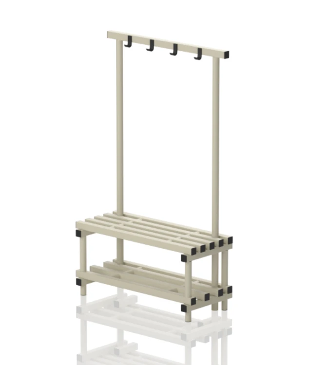 Ławka Basenowa Z Półką I Wieszakiem Jednostronne Dwustronne 5