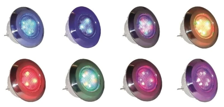 Lampa Basenowa Stalowa Ramka Led 12v Diamond Plus 2