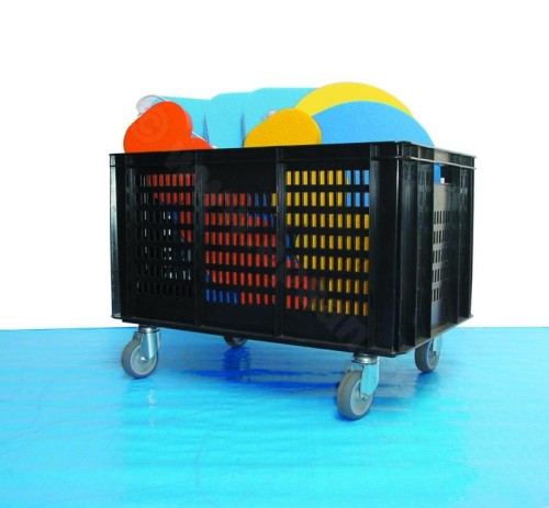 Kosz Wózek Na Sprzęt Basenowy Jednopiętrowy 1