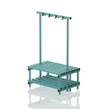 Ławka Basenowa Z Półką I Wieszakiem Jednostronne Dwustronne 8