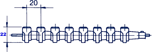 Kratka Basenowa Szczeble Poprzeczne Różne Rozmiary 1