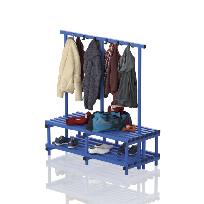 Ławka Basenowa Z Półką I Wieszakiem Jednostronne Dwustronne 23