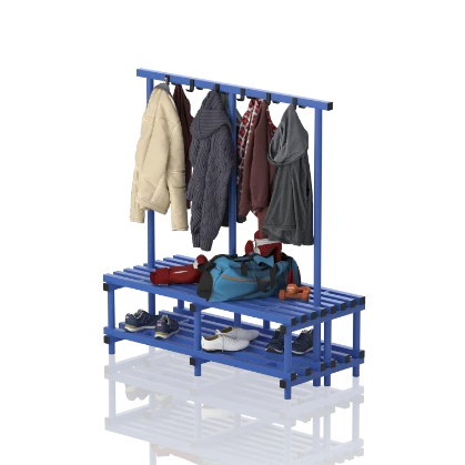 Ławka Basenowa Z Półką I Wieszakiem Jednostronne Dwustronne 23