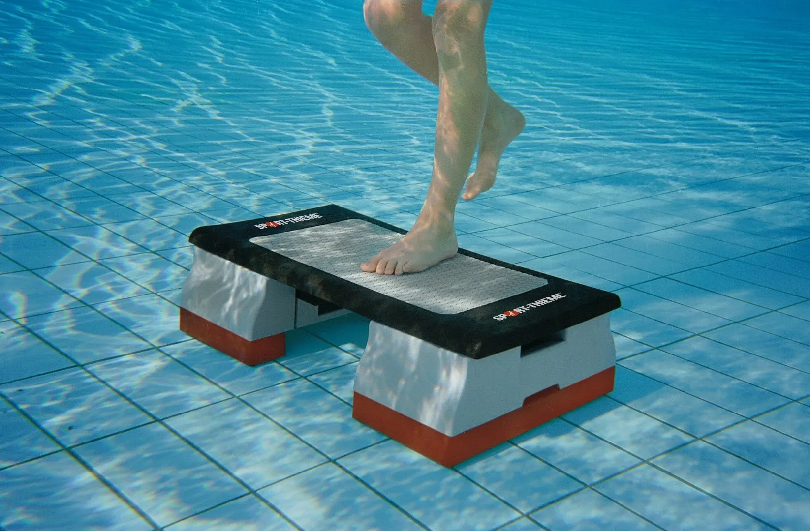 AQUA STEP REGULOWANY SZARO CZERWONY