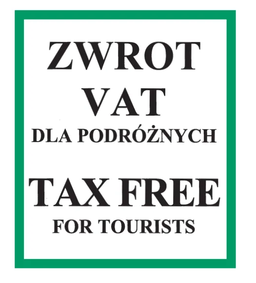 baseny tax free zwrot vat logo