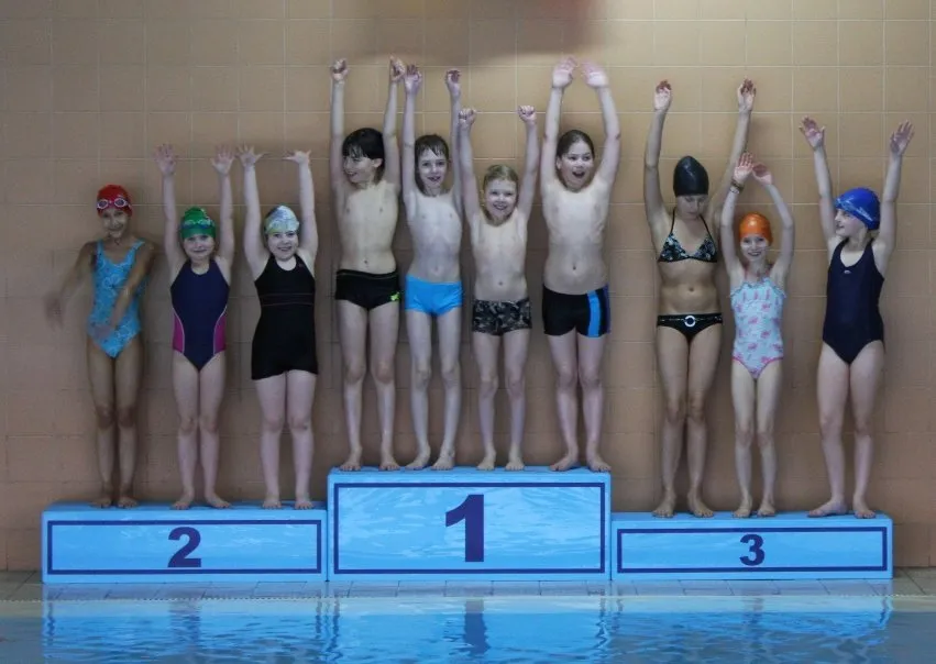 podium basenowe sportowe