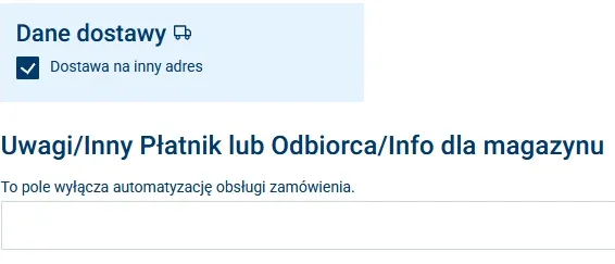osobny platnik nabywca odbiorca