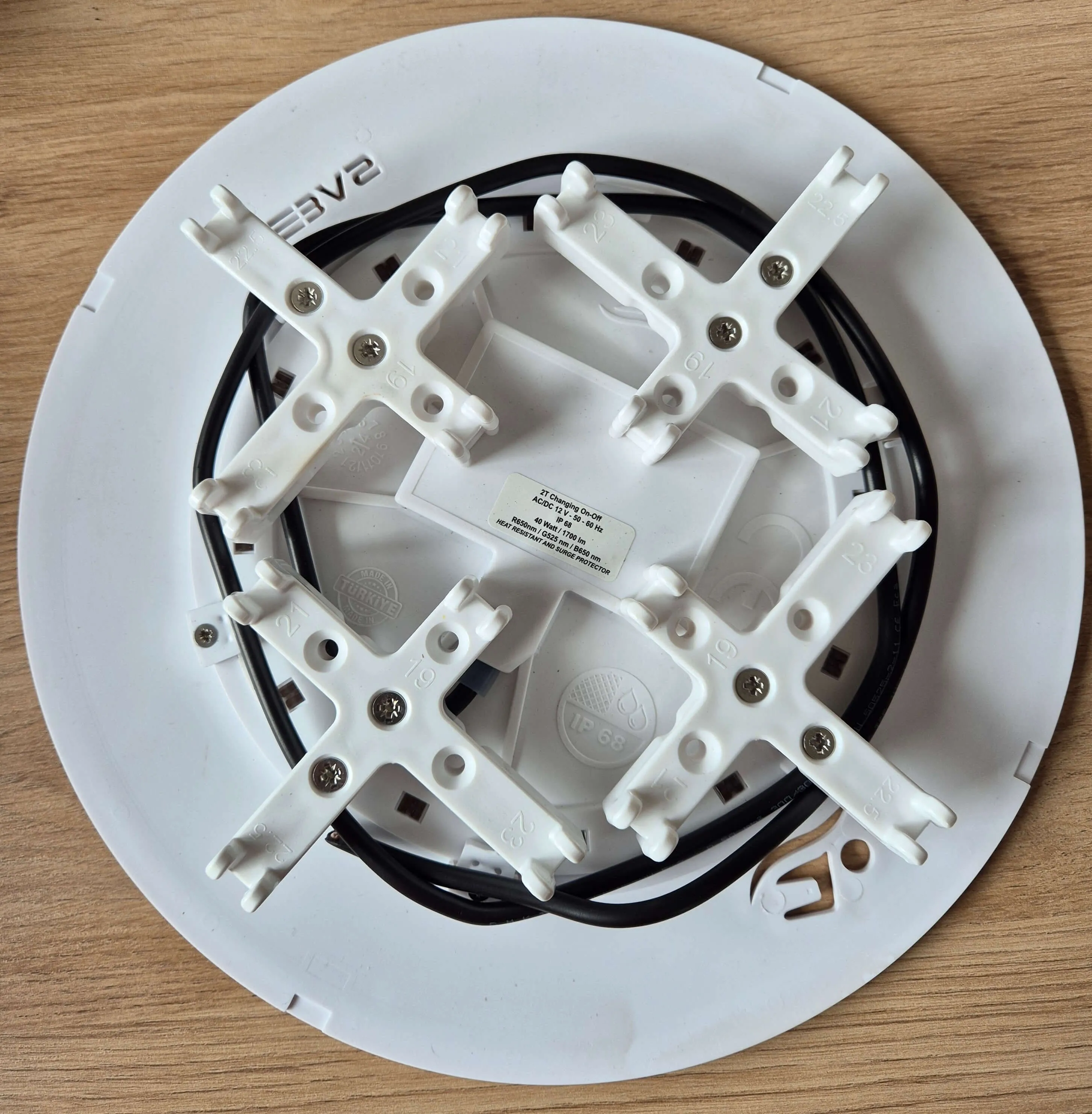 Lampa Basenowa Led 12v Joker Płaska Biała