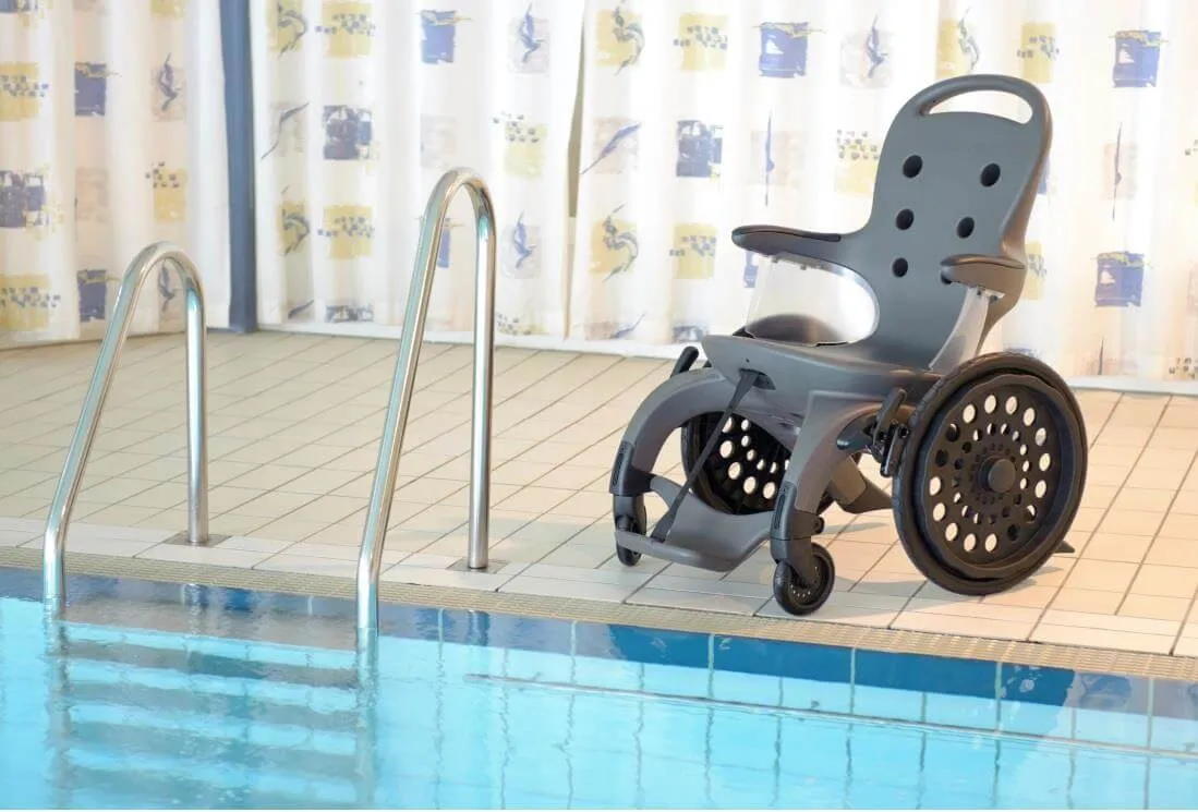 Wózek Inwalidzki Basenowy Niemetalowy Easyroller2 Rehabilitacja