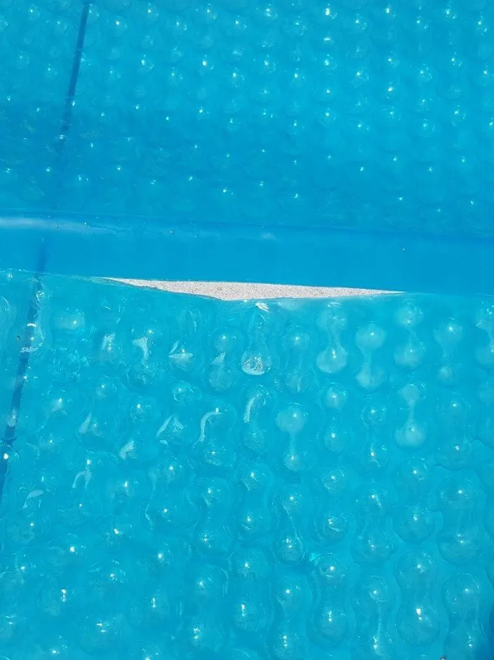 folia bąbelkowa do basenu geobubble rozszczepienie zgrzewu